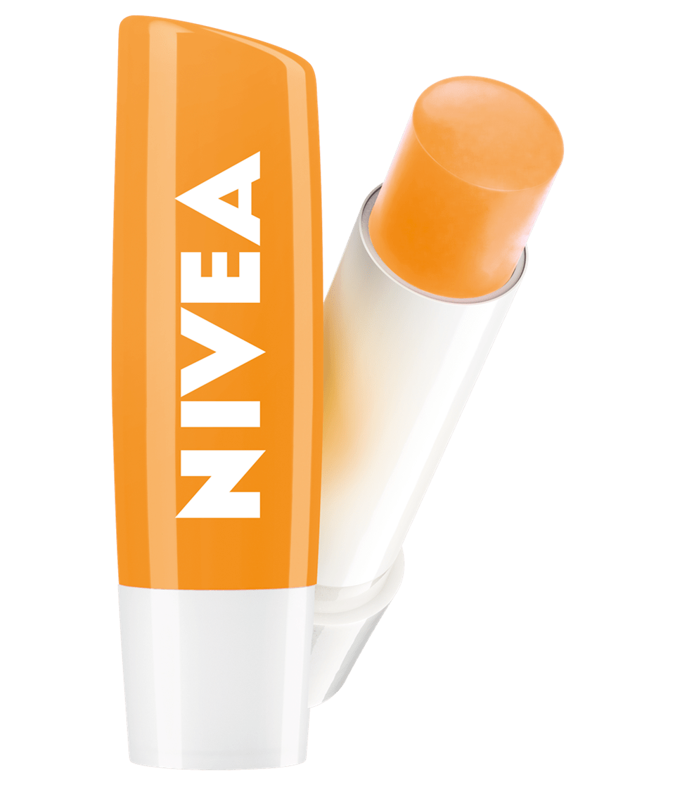 nivea orange lip balm