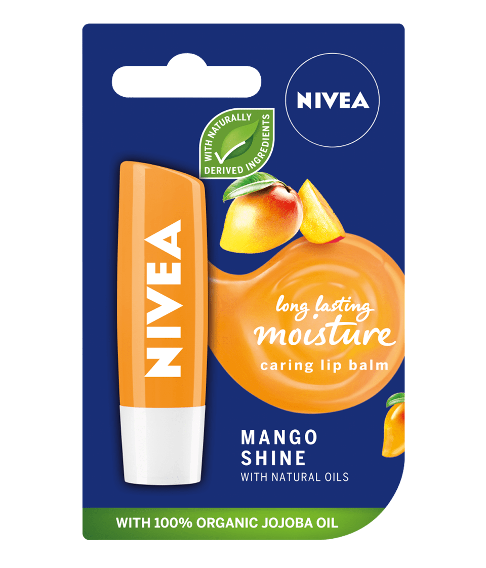 nivea orange lip balm